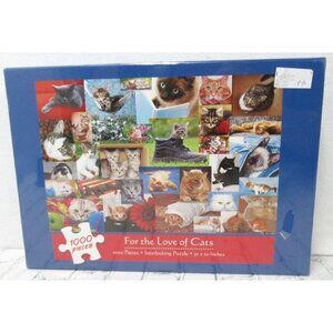 NEW SEALED Current For The Love Of Cats 1000 Piece Puzzle 30x20